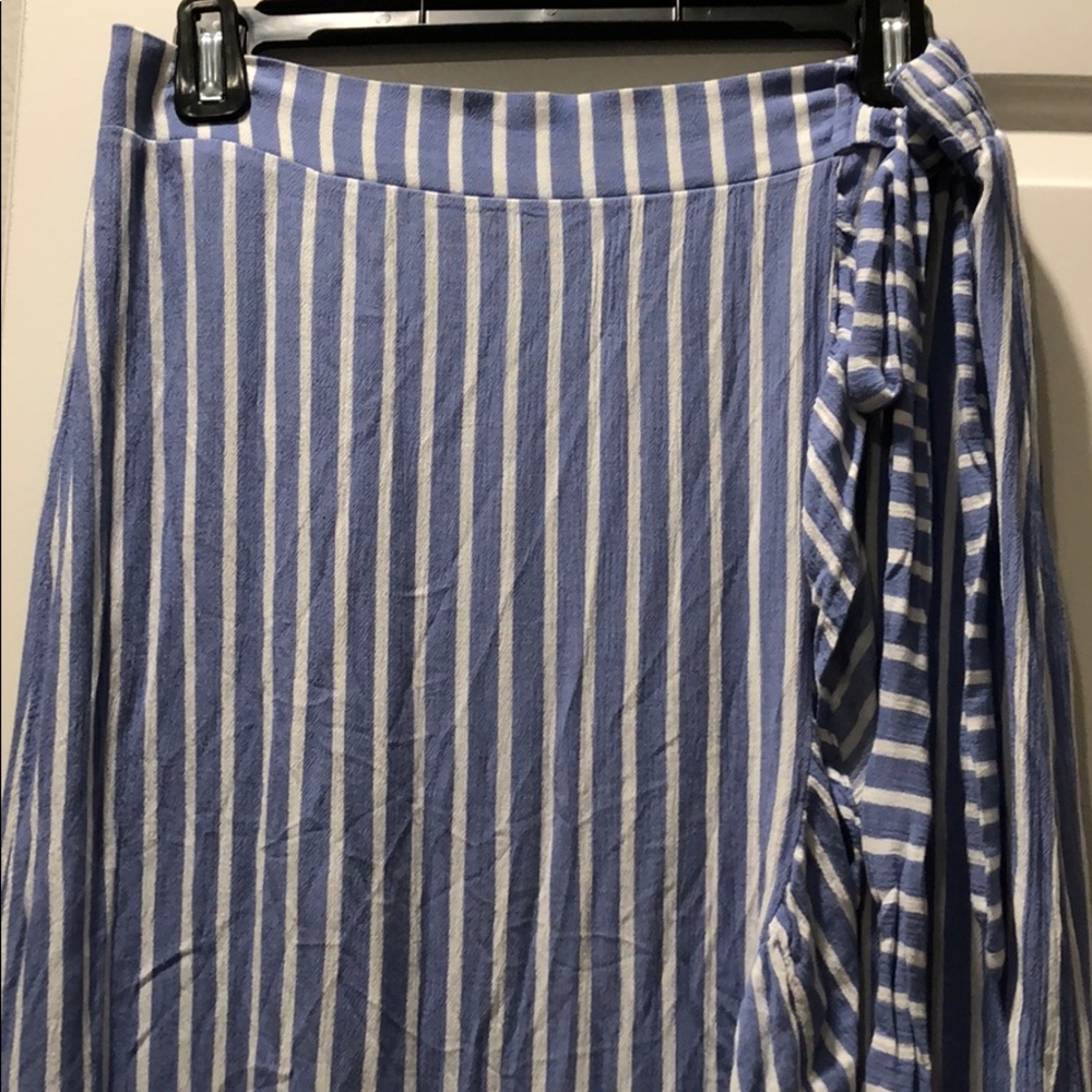 Striped Maxi skirt